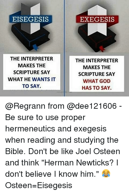 How to exegesis scripture study